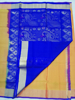 Picture of Gold and Blue Meenamkari Soft Silk Saree